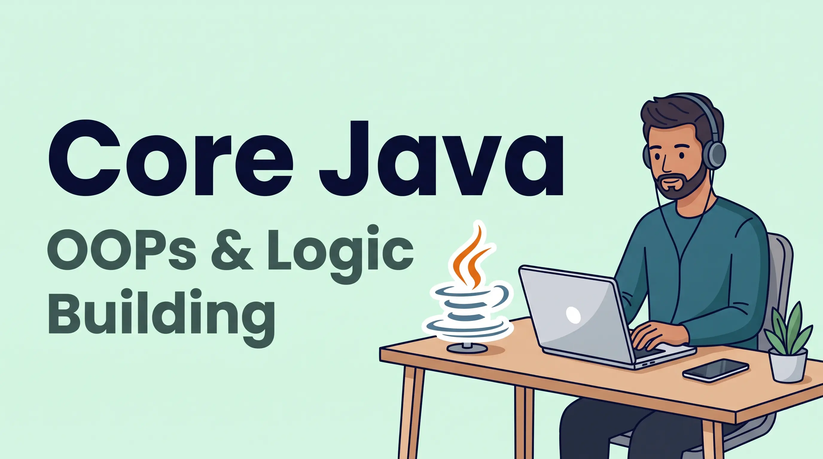 Core Java (with OOPs & Logic Building)